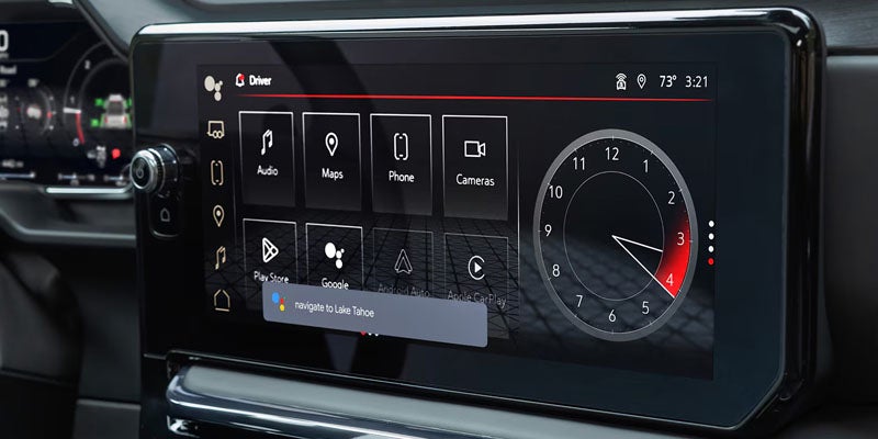 Advanced infotainment system and driver assistance features in the 2026 GMC Sierra 1500