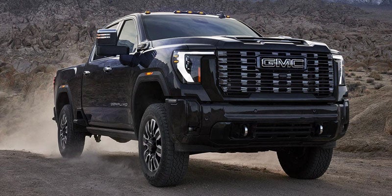 2026 GMC Sierra 2500 HD showcasing available trim levels and bold heavy-duty styling
