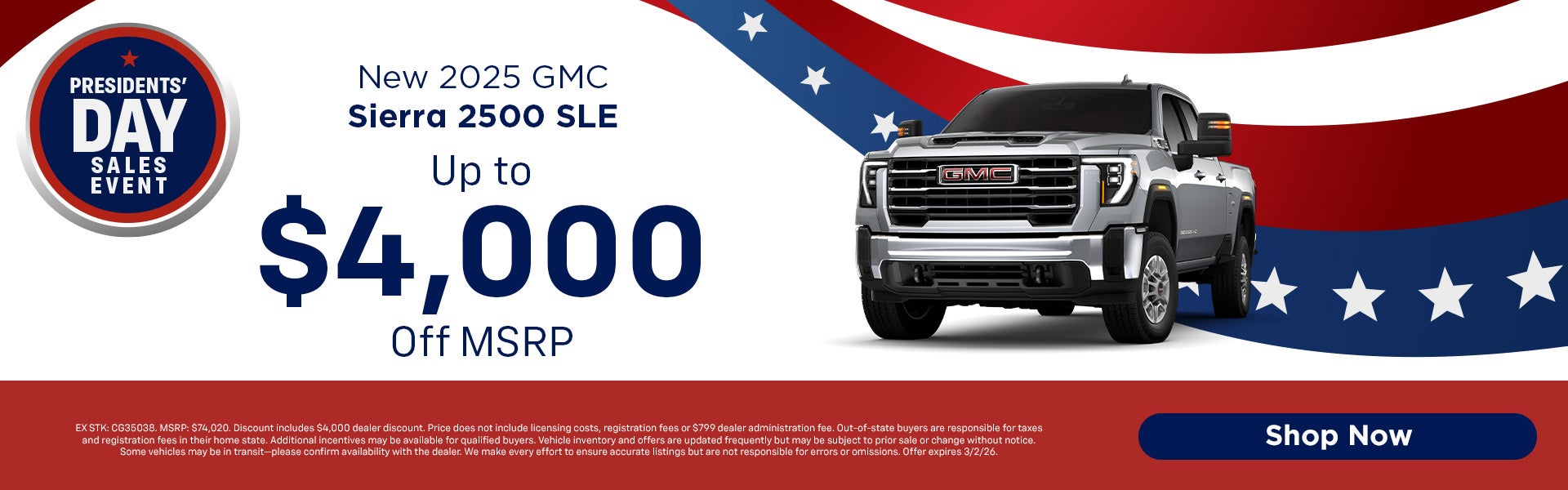 New 2025 GMC Sierra 2500