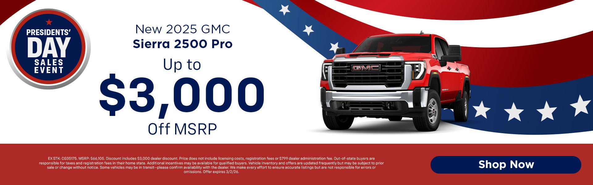 New 2025 GMC Sierra 2500